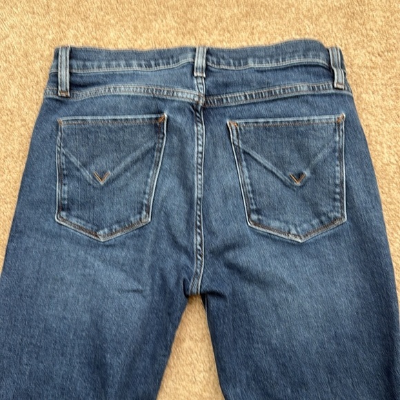 Hudson Nico Barefoot Bootcut in Olympic Raw Hem Stretch Jeans Size 29 - Picture 5 of 10